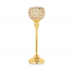 Crystal (Brass) Light & Candle Holder Stand