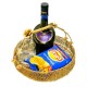 Gold Plated Mesh Wired Gift Hamper Basket