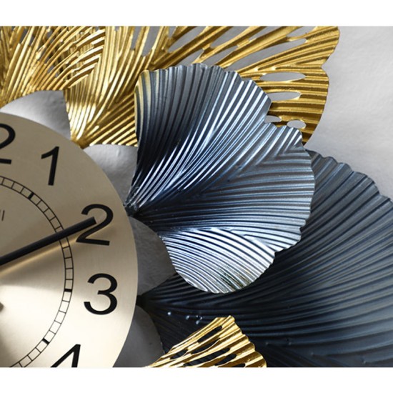 Ginkgo Leaves Home Decorative Wall Clock for Interior Design