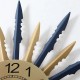 Modern Sunburst-Shape Iron Art Oversized Silent Wall Clock