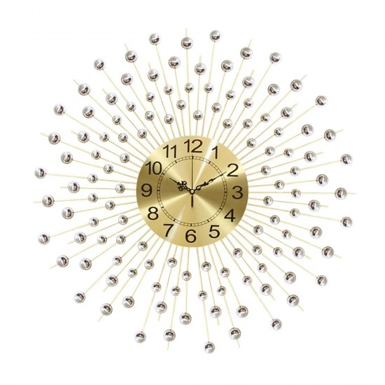 Nordic Pastoral Style Personality Atmosphere Metal Wall Clock