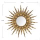 Wrought Iron 3D Sun Mirror Wall Hanging Decorative Wall Mirror