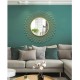 Sunflower Sunburst Metal Wall Round Mirror for Luxury Home (24 Inch)