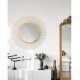 Sunflower Sunburst Metal Wall Round Mirror for Luxury Home (32 Inch)