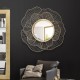 Golden Wrought Iron Wall Mirror