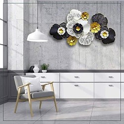 White Flower Metal Flower Wall Art Perfect for Living Room