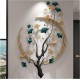 Ring Tree Metal Flower Wall Art Perfect for Living Room