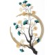 Ring Tree Metal Flower Wall Art Perfect for Living Room