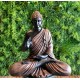 Aura Copper Black Fibre Buddha Statue