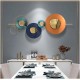 Orange Moon  Metal Flower Wall Art Perfect for Living Room