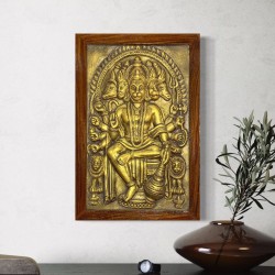 Panchmukhi Hanuman 3D Relief Mural Wall Art  18*12 inches 