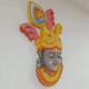 Coloured Shreenath Ji face wall Mural wall hanging(18*24 inches)