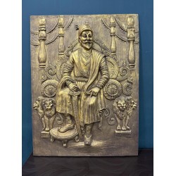 Chattrapati Shivaji Maharaj 3D (3*4 feet) Mural Wall Art