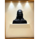 Lord Adiyogi Wall Hanging Sculpture - 3x3ft (Black)