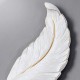 Modern living room background wall decor light creative Metal feather wall lamps living room corridor bedroom bedside lamp
