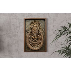 Khatu Shyam 3D Relief Mural Wall Art | Khatoo | Elevate Your Space | Divine(12*18 inches)