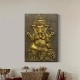 GANESHA 3D Relief Mural WALL ART | Ready to hang wall decor size 16*24 inches 