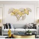 Ginkgo Leaf Metal Mural Decoration Wall Hanging