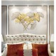 Ginkgo Leaf Metal Mural Decoration Wall Hanging