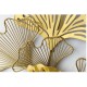 Ginkgo Leaf Metal Mural Decoration Wall Hanging