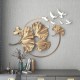 Ginkgo Leaf Wall Hanging Metal Wall Art for Living room Decor