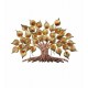 Piple Tree With Led Light Metal Wall Art