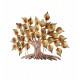 Piple Tree With Led Light Metal Wall Art