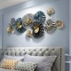 Luxury Wrought Iron Wall Hanging Metal Crafts 3D Wall Art Decoration