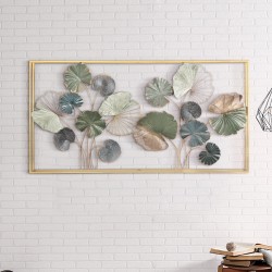 Lily Frame Metal Wall Art for Livingroom Decoration