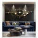 Nordic Light Luxury Creative Living Room Fashion Decoration Wall Clock Household Personalized  Clock