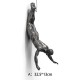 Creative Rock Climbing Men Sculpture Wall Hanging Decorations Metal Statue Figurine Crafts Home Furnishings Decor Accessories