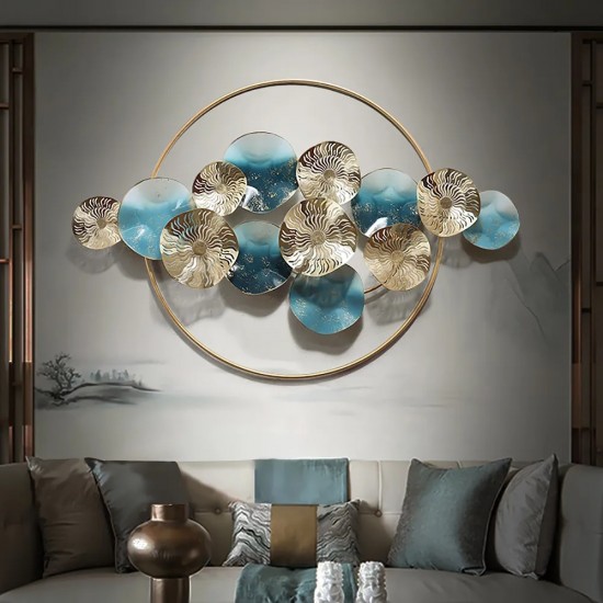 Modern Luxury Leaves Metal Wall Decor