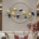 Modern Style Leaves Wall Decor Art Metal