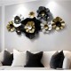 Black Metal Flower Wall Art Perfect for Living Room