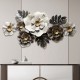 HDO Metal Wall Art Big White Flower Art Decor 