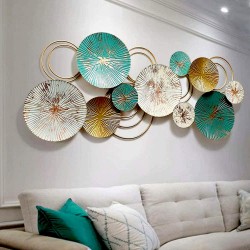 Multicolored Abstract Metal Wall Art